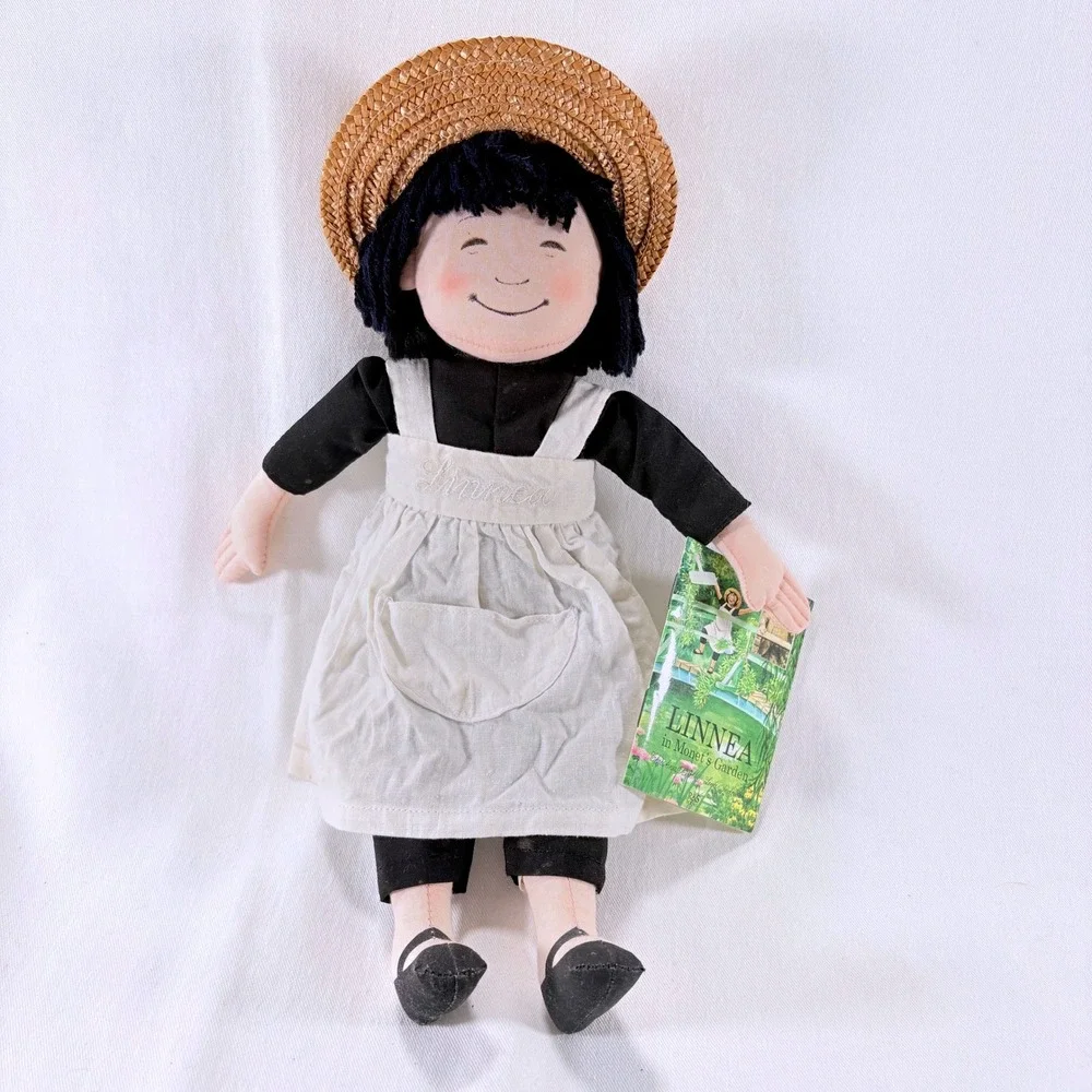 R&S Books Linnea in Monet's Garden Rag Doll 11.5